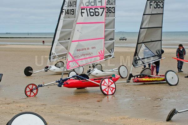 Mobile-Home 100M Plage Utah Mme Surget Sainte-Marie-du-Mont  Eksteriør billede