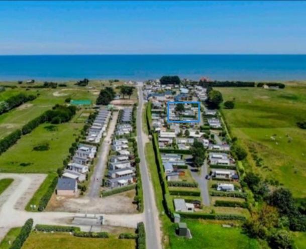 Mobile-Home 100M Plage Utah Mme Surget Sainte-Marie-du-Mont  Eksteriør billede