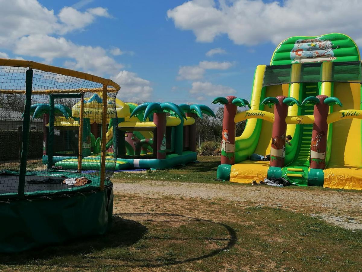 Mobile-Home 100M Plage Utah Mme Surget Sainte-Marie-du-Mont  Eksteriør billede